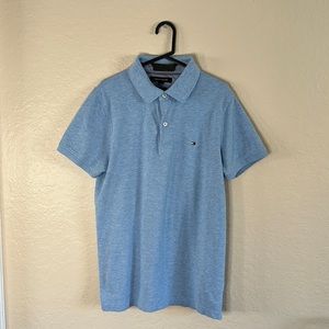 Tommy Hilfiger Polo Light Blue Size: Medium (Slim Fit)